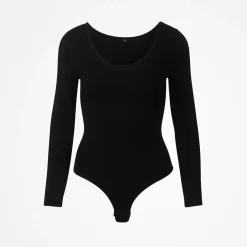 Body langarm Damen aus Bio-Baumwolle