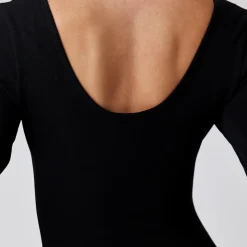 Body langarm Damen aus Bio-Baumwolle