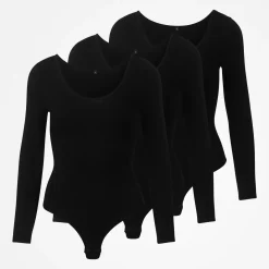 Body langarm Damen aus Bio-Baumwolle