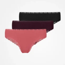 Brazilian Slips mit Spitze aus Bio-Baumwolle