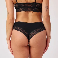 Brazilian Slips mit Spitze aus Bio-Baumwolle