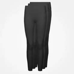 Gerippte Leggings aus recyceltem Polyamid