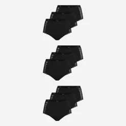 High Waist Hipster Panties mit Spitze aus Bio-Baumwolle
