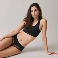Hipster Panties mit Spitze aus Bio-Baumwolle