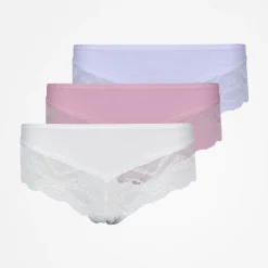 Hipster Panties mit Spitze aus Bio-Baumwolle