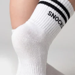 Hohe Sportsocken mit Streifen Kinder aus Bio Baumwolle