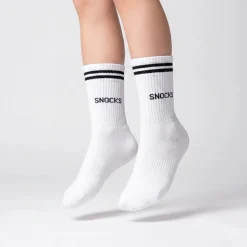 Hohe Sportsocken mit Streifen Kinder aus Bio Baumwolle