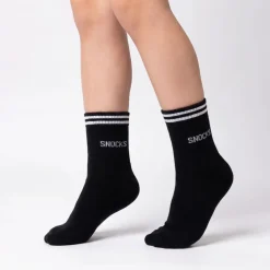 Hohe Sportsocken mit Streifen Kinder aus Bio Baumwolle