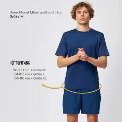 Kurze Sporthose Herren aus recyceltem Polyester