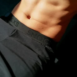 Kurze Sporthose mit Logo Herren
