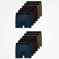 Lange Boxershorts ohne Logo aus Bio-Baumwolle