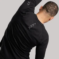 Laufshirt langarm Herren aus recyceltem Polyester