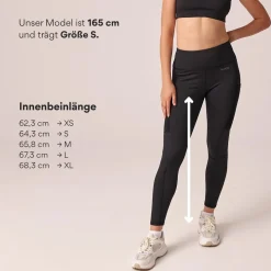 Leggings mit Tasche aus recyceltem Polyester
