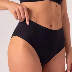 Microfiber High Waist Seamless Tanga aus recyceltem Polyamid