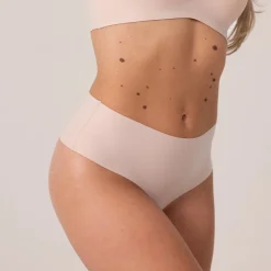 Microfiber High Waist Seamless Tanga aus recyceltem Polyamid