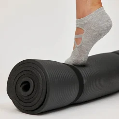 Pilates Socken mit Riemchen aus Bio-Baumwolle