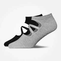Pilates Socken mit Riemchen aus Bio-Baumwolle