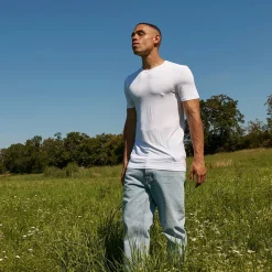 Premium Unterhemd Rundhals Herren aus Livaeco™ Modal