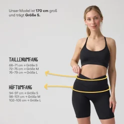 Radlerhose Damen V Cross aus recyceltem Polyester