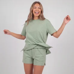 Schlafanzug Set Damen kurz aus Modal