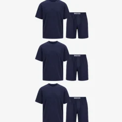 Schlafanzug Set Herren kurz aus Bio-Baumwolle