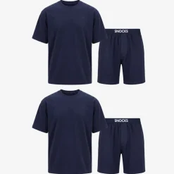 Schlafanzug Set Herren kurz aus Bio-Baumwolle