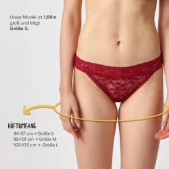 Tangas aus Spitze