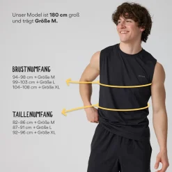 Tank Top Mesh Herren aus recyceltem Polyamid