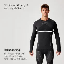 Thermounterhemd Herren aus recyceltem Polyester
