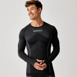 Thermounterwäsche Herren mit Daumenloch aus recyceltem Polyester