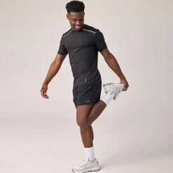 Trainingsshirt mit Reflexstreifen Herren aus recyceltem Polyamid