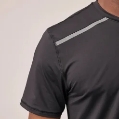 Trainingsshirt mit Reflexstreifen Herren aus recyceltem Polyamid