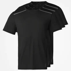 Trainingsshirt mit Reflexstreifen Herren aus recyceltem Polyamid