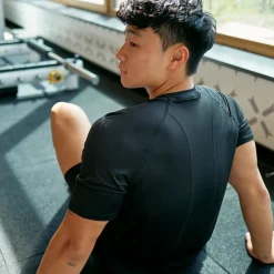 Trainingsshirt Raglan Herren aus recyceltem Polyamid
